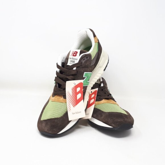 New Balance 998 Made In USA Teddy Santis Shoe Sneaker Mens 11 US D Brown Green - Picture 11 of 12
